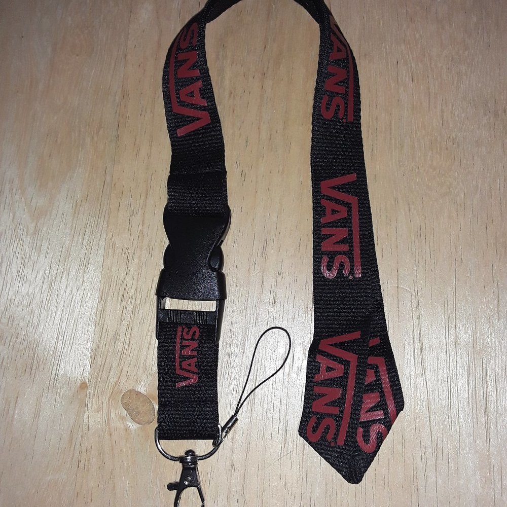 Vans Black One Size Lanyard with Clip 2 - Picture 2 of 8